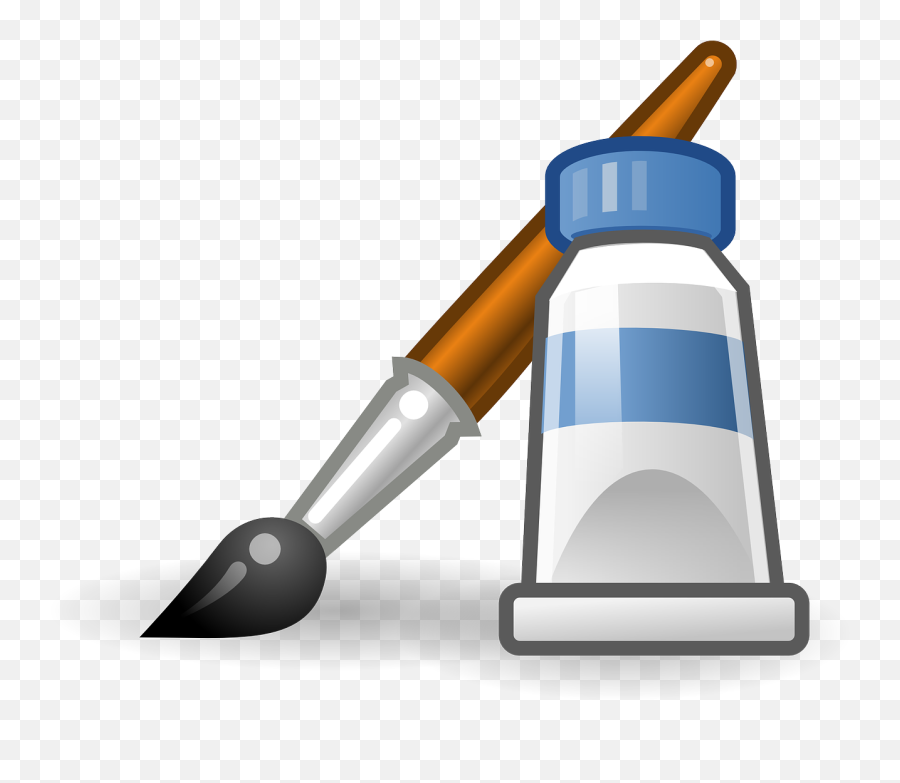 Painting Icon Png - Painting Icon Microsoft Paint Brush Paint Brush Clip Art,Microsoft Paint Transparent