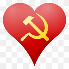 Communist Heart - With Hammer And Sickle png