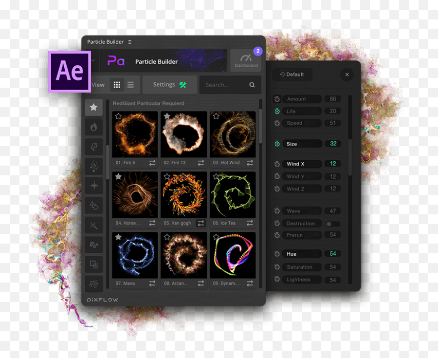 Make Amazing Visual Effects With Particle Builder After - Vertical Png,Particles Transparent