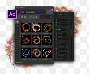 Make Amazing Visual Effects With Particle Builder After - Vertical png