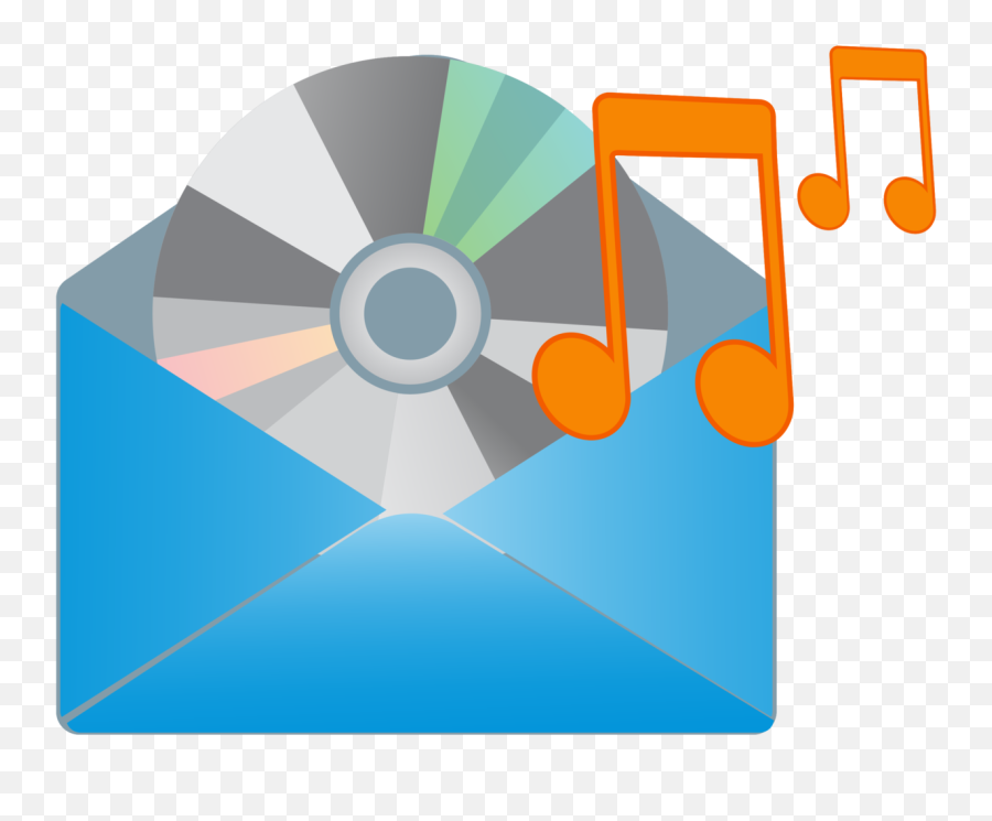 Free Music Mail Icon 1200755 Png With - Optical Disc,Mail Icon