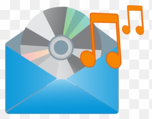 Free Music Mail Icon 1200755 Png With - Optical Disc