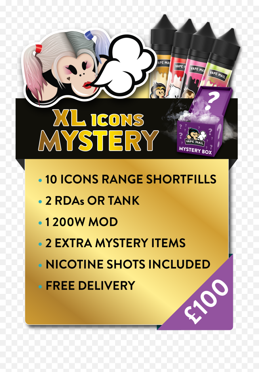 Icon Xl Mystery Box - Fictional Character Png,Vape Icon