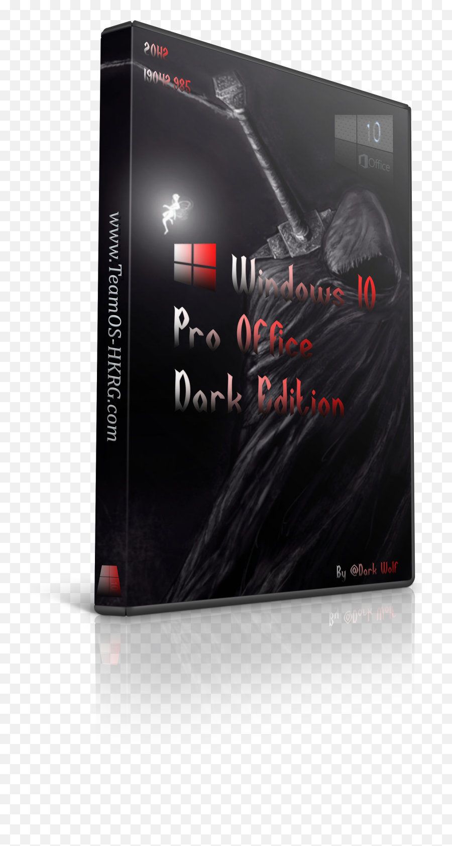 Windows 10 Pro Office Dark Edition 20h2 19042985 X64 Pre - Book Cover Png,Windows 10 Black Icon Pack