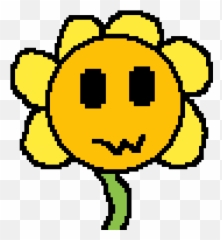 Pixilart - flowey by Azzy Happy png