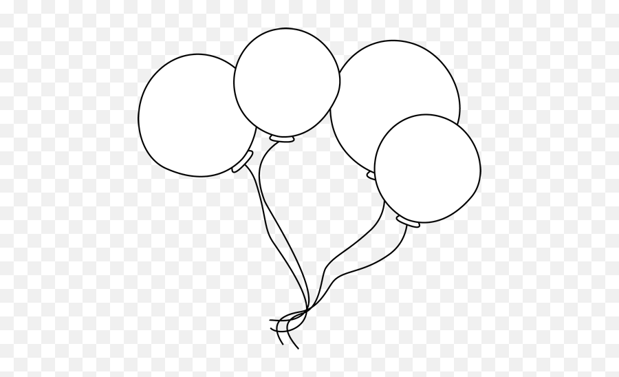 Balloons Png And Vectors For Free - Baloons Black And White,White Balloons Png