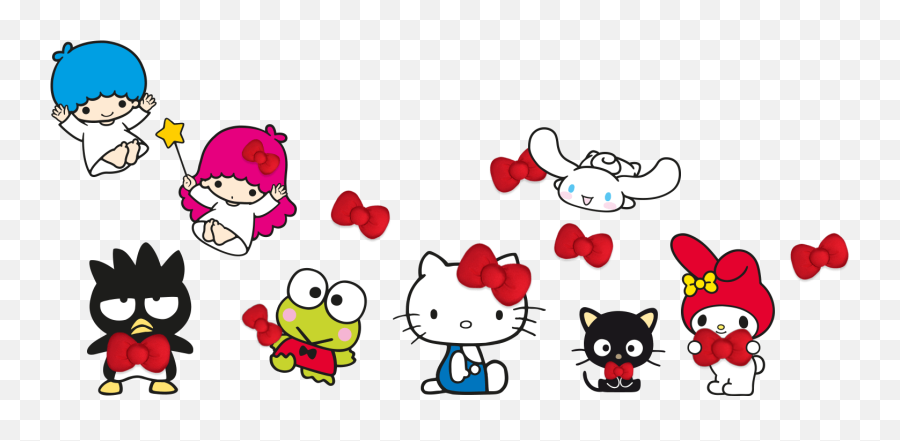 Cinnamon Roll Hello Kitty - Background Sanrio Characters Transparent