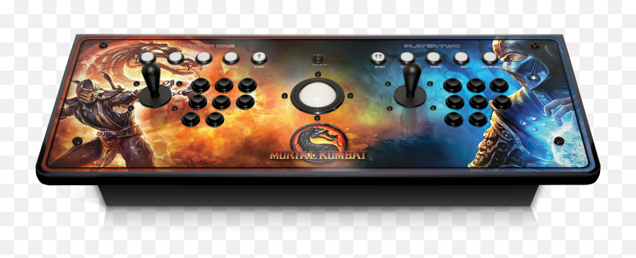 Custom Arcade Controller Graphic Mortal Kombat Scorpion Vs - Mortal Kombat 9 Xbox 360 Png,Scorpion Mortal Kombat Png