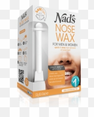 Nads Hair Removal Nose Wax For Men Women - Cream png