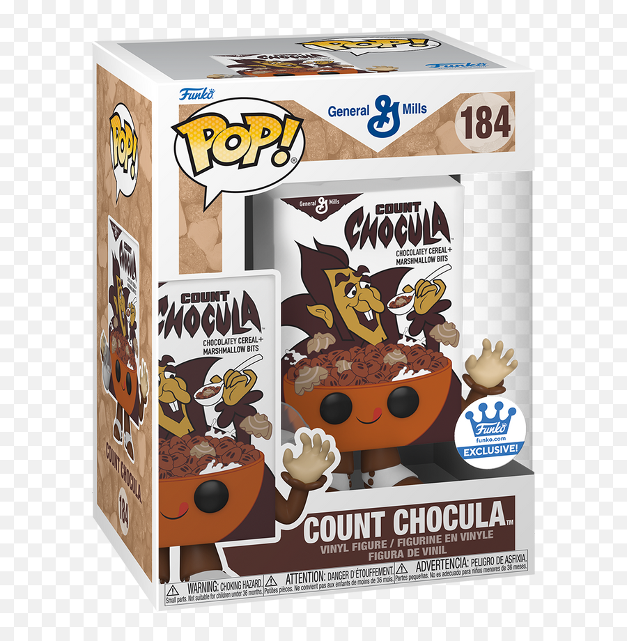Funko Pop Ad - Icon Count Chocula Cereal Box Funko Shop Exclusive Cereal Funko Pop Png,Cereal Icon