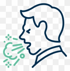 Cough Vector Background Png Image Play - Coughing