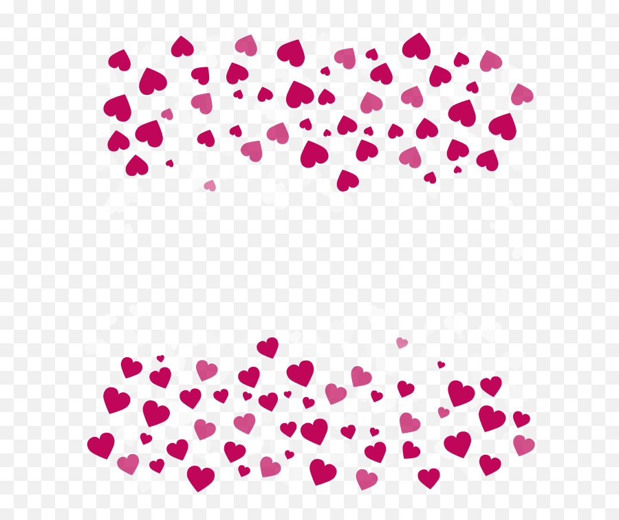 Valentines Border Png Picture - Valentines Day Border Clip Art,Heart Border Png