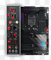 Asus Rog Maximus Xiii Hero Wifi 6e Z590 Lga 1200 Intel 11th10th Gen Atx Gaming Motherboard Pcie 40 142 Power Stages Ddr4 5333 Dual 25gb - Rog 13 png