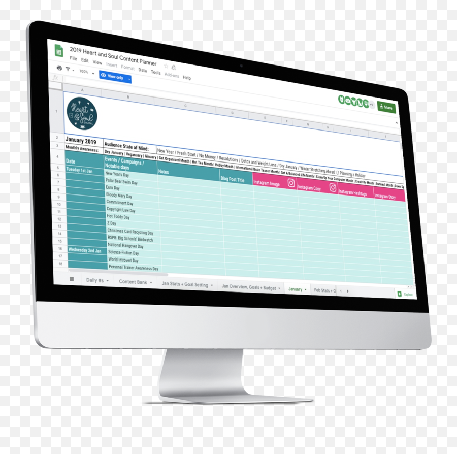 2021 Content Planner Heart And Soul Digital - Online Png,Day Planner Icon