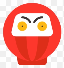 Japan Fortune Japanese Daruma Toys Icon - Dot png