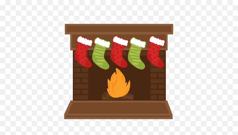 Christmas Fireplace Stockings Svg Scrapbook Shapes - Christmas Stockings On Fireplace Clipart Png,Christmas Stockings Png
