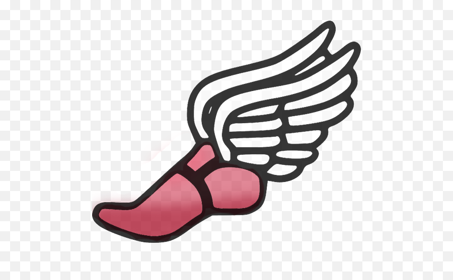 Volleyball - Track And Field Shoe Logo 534x540 Png Track And Field Winged Foot,Track And Field Png