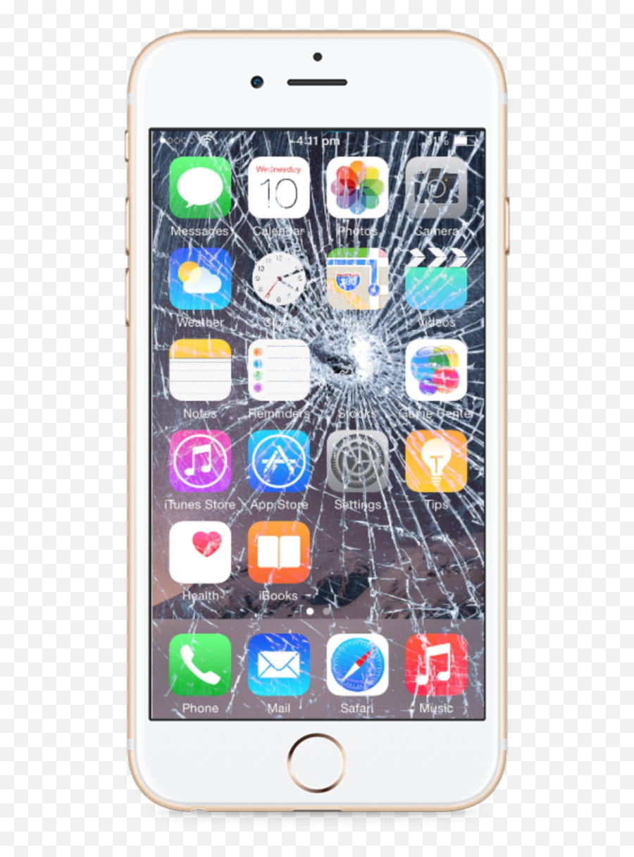 Iphone 8 Plus Screen Repair Glass Only - Realistic Iphone Prank Broken Screen Png,Cracked Screen Png