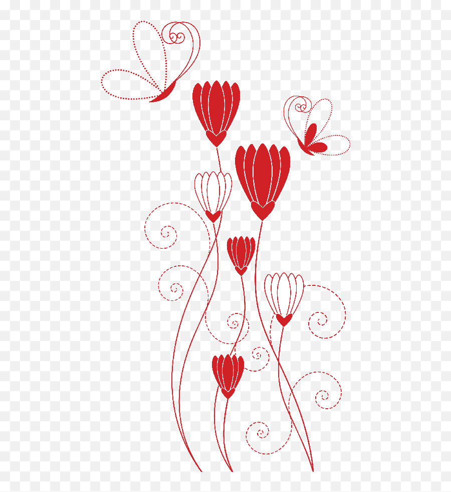 Flores Ilustraciones En Png Para Artesanía Y Diseños Primavera - Dibujo Flores Rojas Png,Flores Png