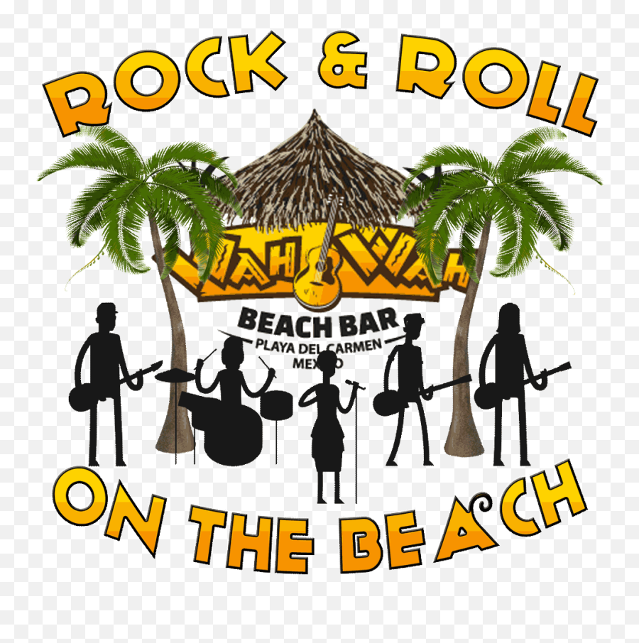 Rock - Musiconthebeachatwahwahbeachbarplayadel Wah Wah Beach Bar Png,Rock Music Png