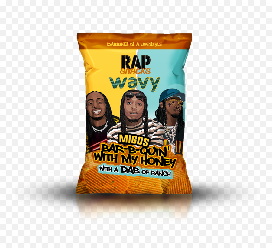 The Flavors U2013 Rap Snacks - Migos With A Dab Of Ranch Chips Png,Rappers Png