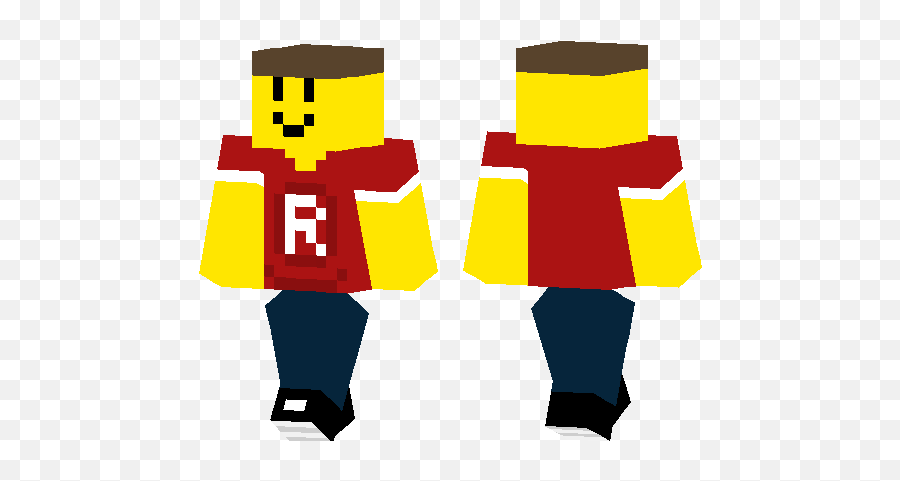 Roblox Noob Minecraft Pe Skins - Skin Minecraft Fire And Water Png,Roblox  Noob Png - free transparent png images 