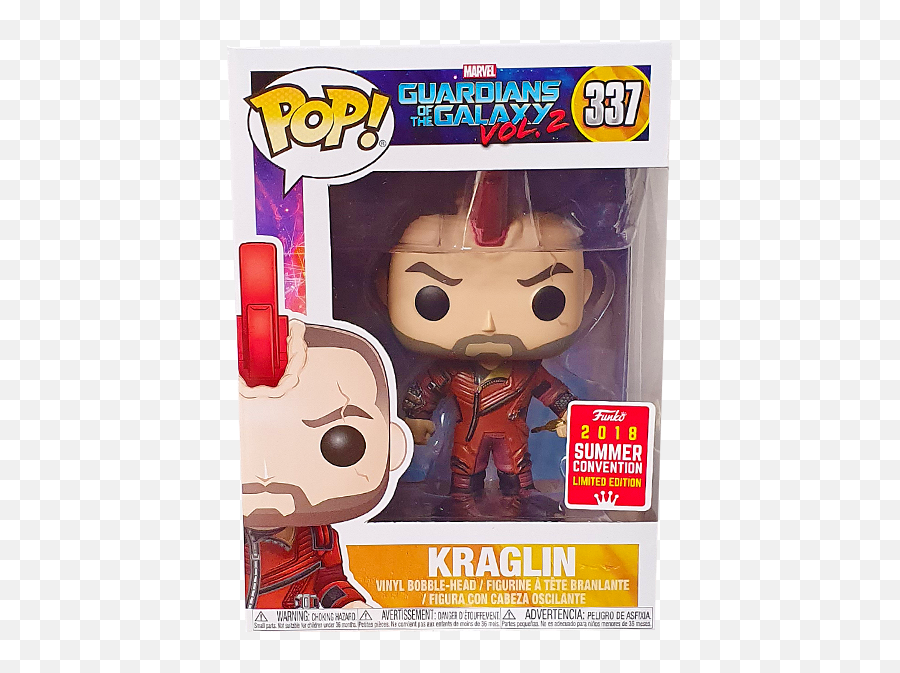 Guardians Of The Galaxy Vol 2 - Kraglin Sdcc 2018 Exclusive Pop Vinyl Figure Kraglin Funko Pop Png,Guardians Of The Galaxy Png