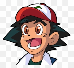 Ash - Pokemon Face Png