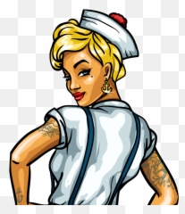 Tattoo Girl Png - Sexy Pin Up Sailor Girl Clipart Full Tattoo Cartoon Pin Up Girl,Sexy Girl Png