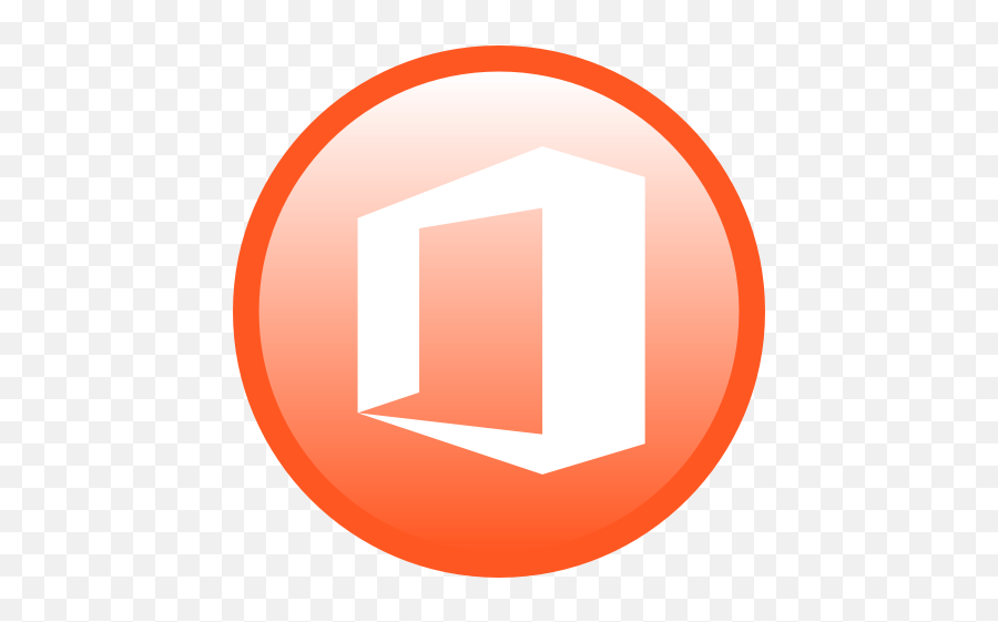 Microsoft Office Icon - Circle Png,Office Icon Png