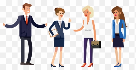 Flat Business People Png Download