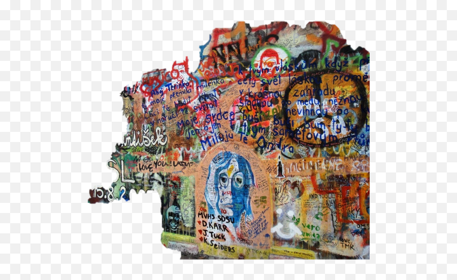 Graffiti - Lennon Wall Png,Grafiti Png