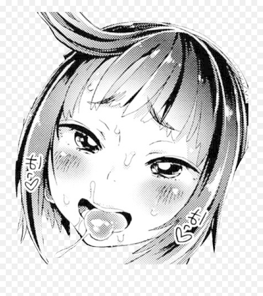 Ahegao face transparent