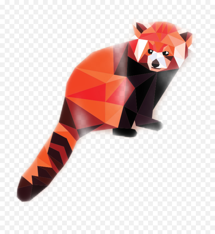 Download Red Panda Holographic Sticker Redpanda - Red Fox Png,Red Panda Png