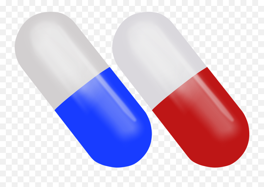 Pill Red And Blue Drug - Remedios Em Png,Red Pill Png