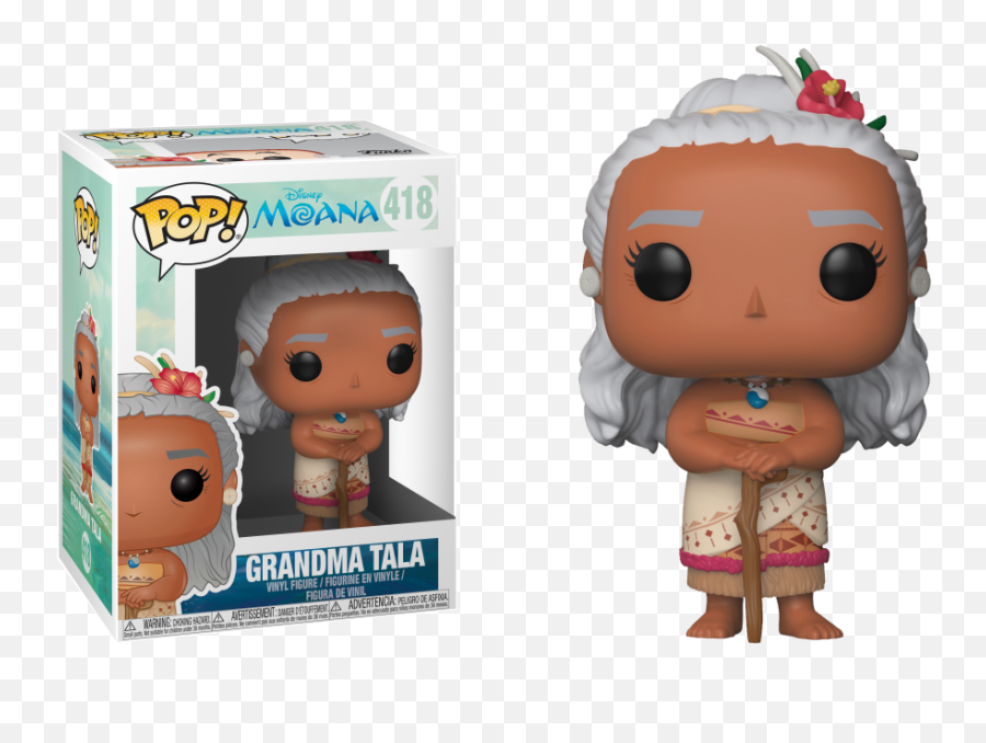 Pop Figure Disney Moana Gramma Tala - Funko Pop Gramma Tala Pop Disney Moana Gramma Tala Png,Moana Transparent Background