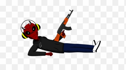 The Devil Logo Ak - 47 Free Image On Pixabay Ak 47 Devil Png,Ak 47 Png