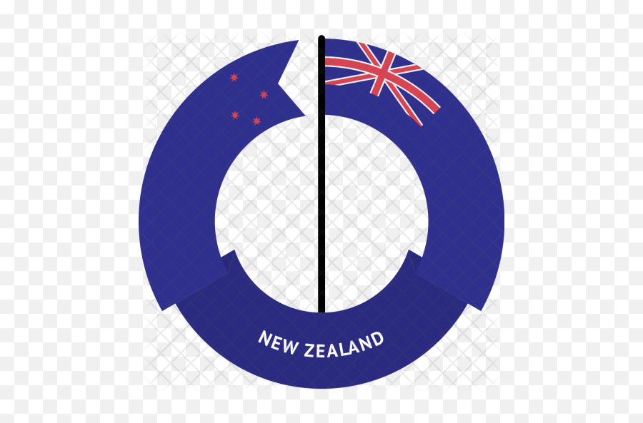 New Flag Icon - Vertical Png,New Zealand Flag Png