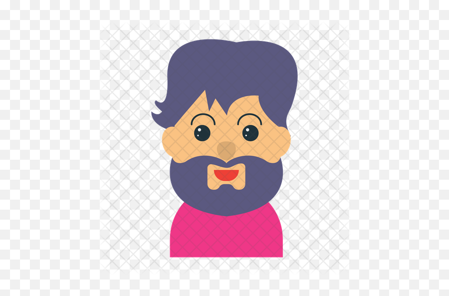 Beard Man Icon - For Adult Png,Cartoon Beard Png