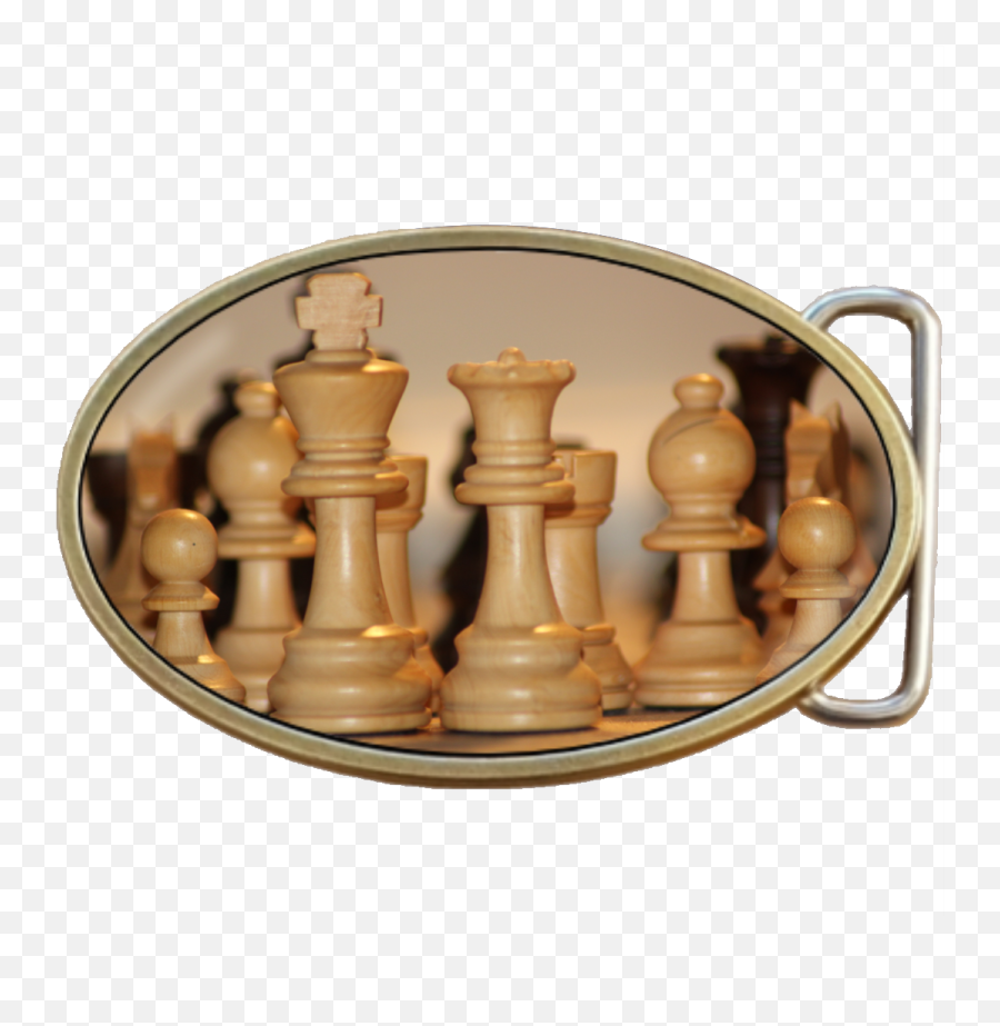 Chess Pieces Belt Buckle Code A0060 - Solid Png,Chess Piece Png