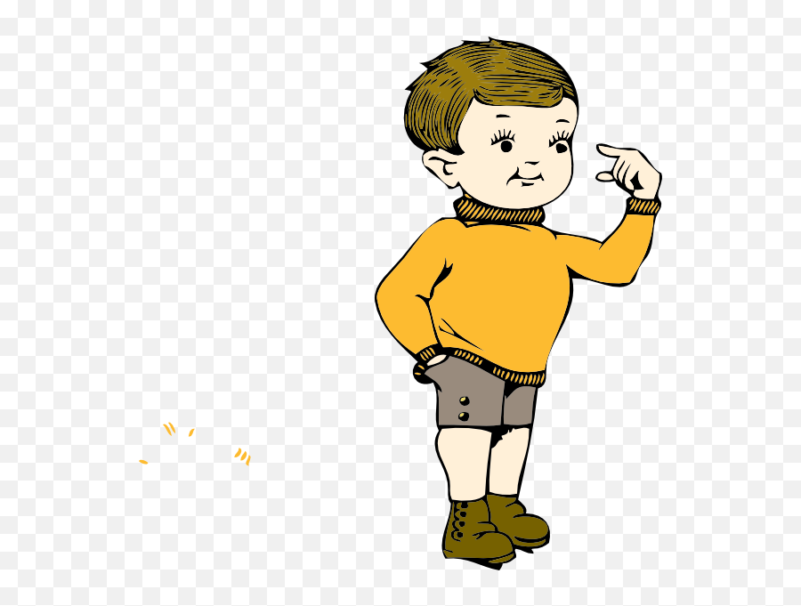 Cycling Clipart Lad Picture 862774 - Pointing To Head Cartoon Png,Boi Hand Png