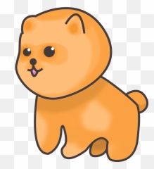 Chibi Pomeranian - Cartoon Pomeranian Transparent Background Png,Pomeranian Png
