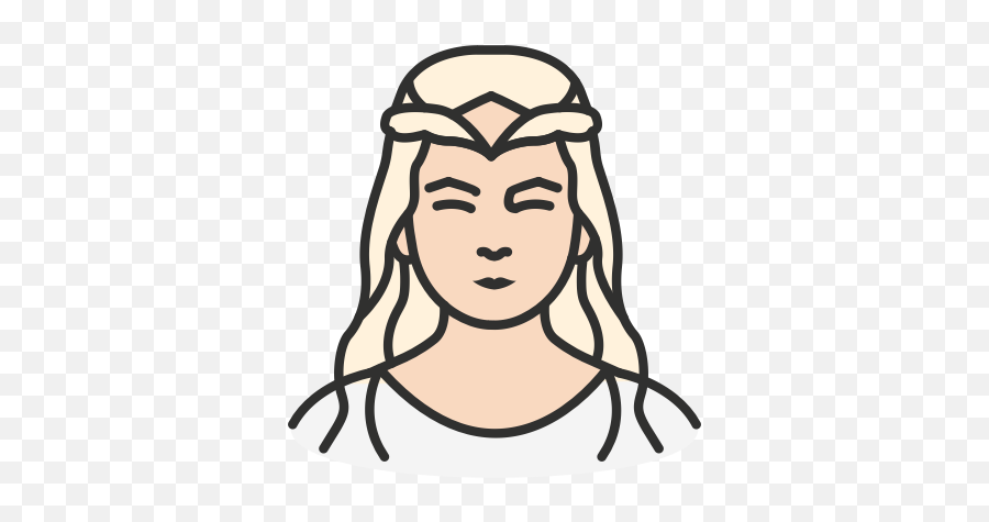 Elf Lady Lord Of The Ring Princess Icon - Lord Of The Rings Icons Png,Lord Of The Rings Png