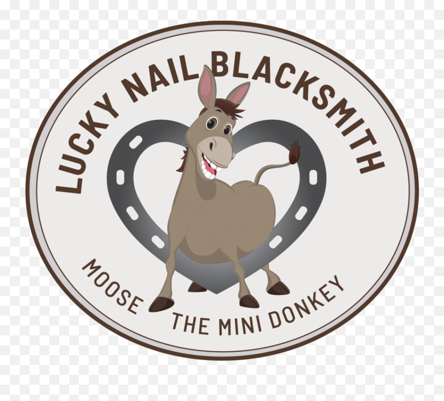 Blacksmith And A Donkey - Cartoon Png,Blacksmith Logo