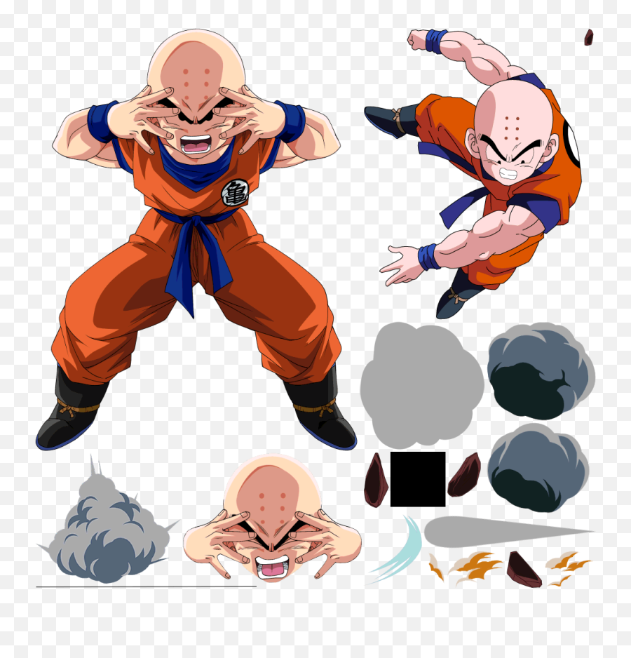 And - Dragonball Super Krillin Png,Krillin Png