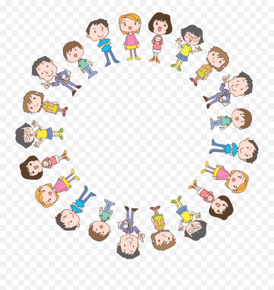 Drawing Art Child Computer Icons - Kids Circle Png Clipart Kids In Circle Png,Children Png