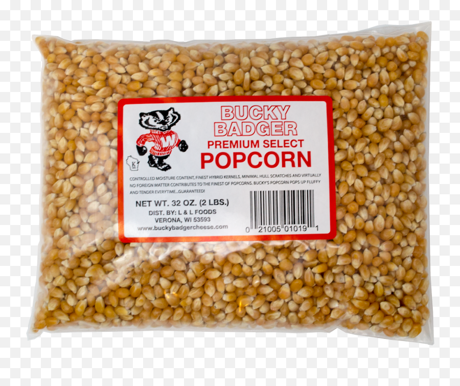 Bucky Badger Gourmet Yellow Popcorn - Popcorn Kernels Png,Popcorn Kernel Png