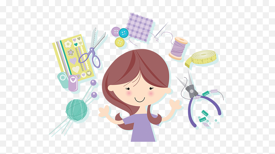 Arts Crafts - Craft Girl Clipart Png,Arts And Crafts Png