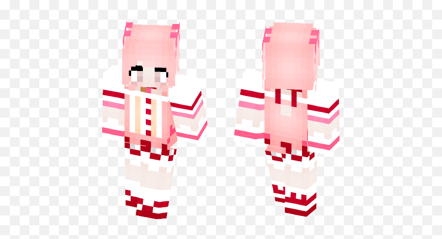 Download Madoka Kaname - Madoka Magica Minecraft Skin For Minecraft Flower Crown Base Png,Madoka Kaname Transparent