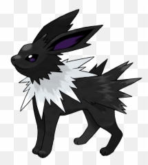 Download Black Jolteon - Jolteon Black And White Full Size Jolteon Silhouette Png,Jolteon Transparent